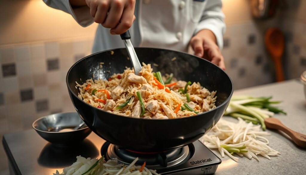 Bai Cha cooking process