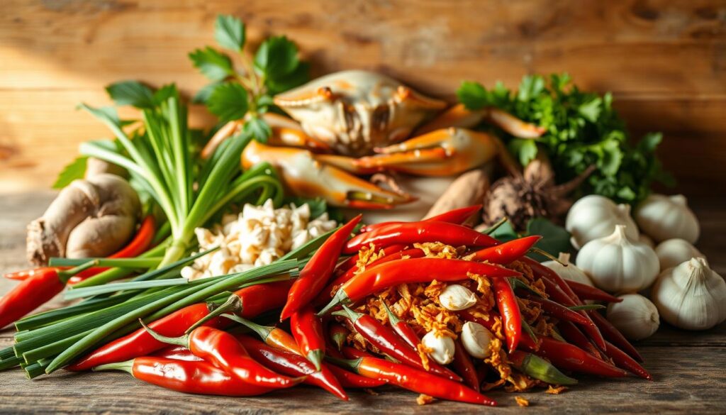 Ingredients for Kdam Chha Mrich Kchhei