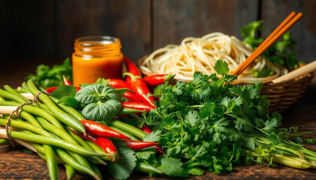 Nom Banh Chok ingredients Nom Banh Chok ingredients