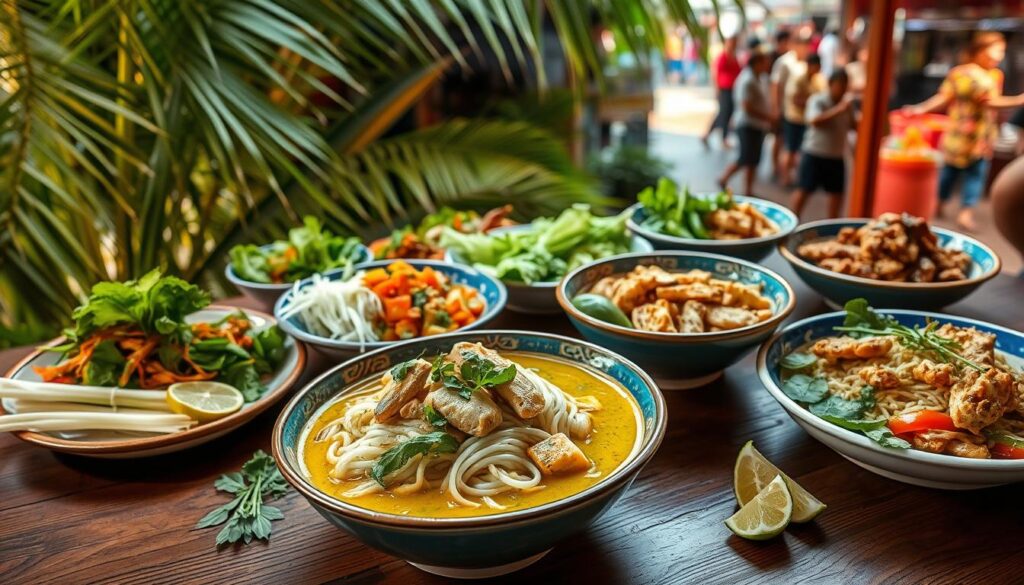 Nom Banh Chok variations Nom Banh Chok variations